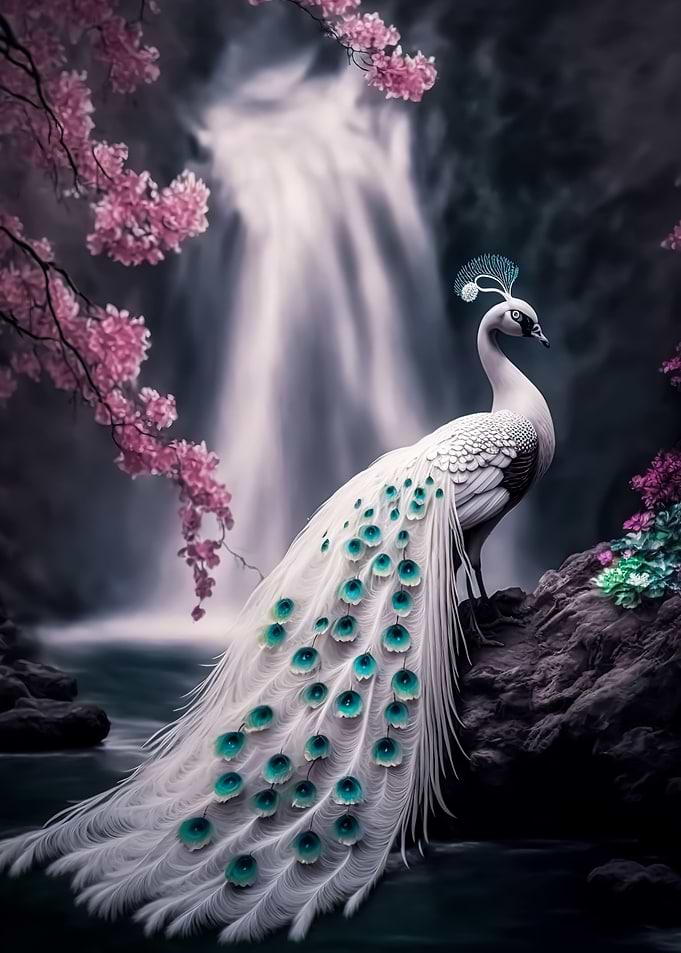 Magnificent peacock