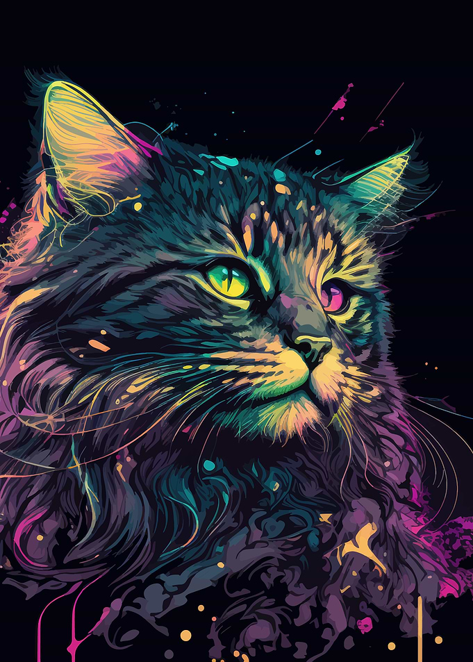 Cat Space color