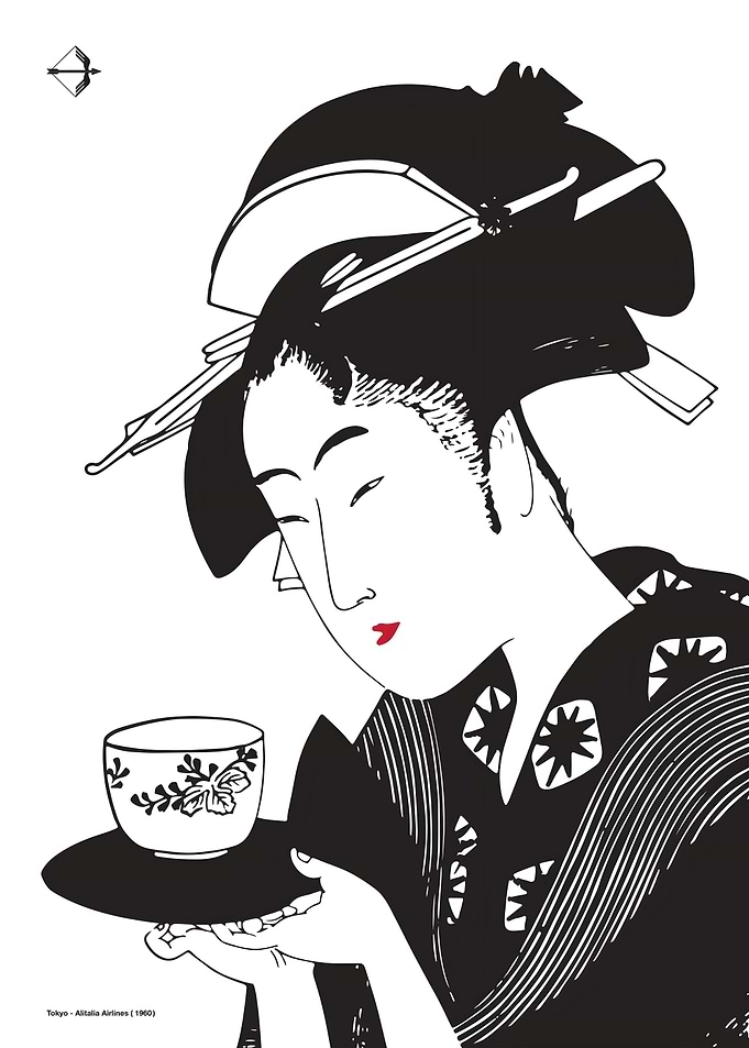 Tokyo BW Alitalia Geisha