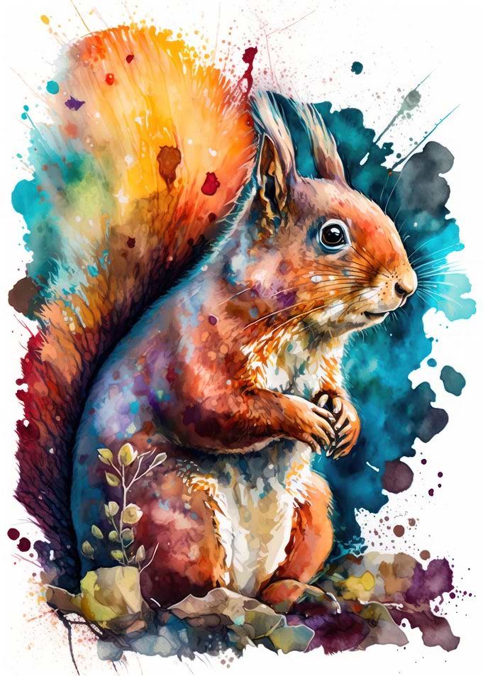 Whimsical Squirrel