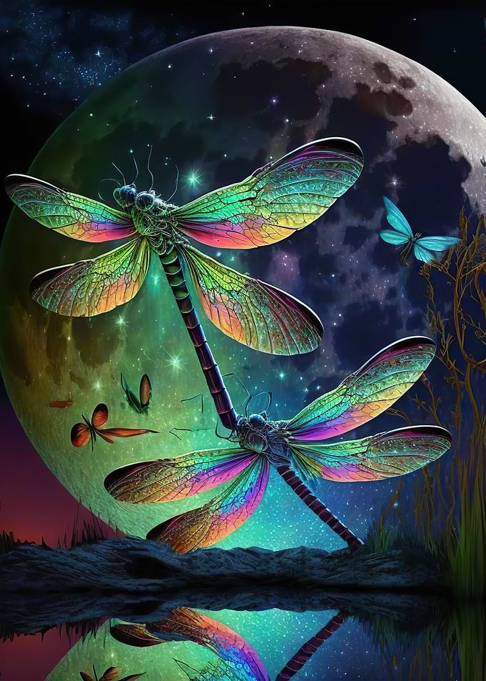 Dragonfly Colorful