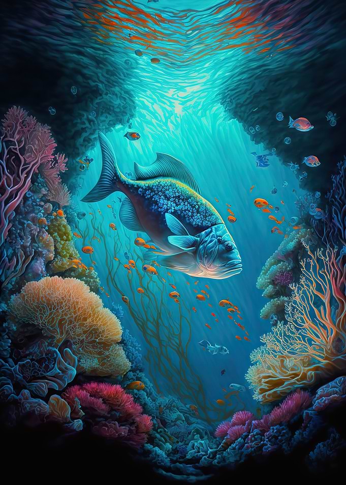 beautiful underwater