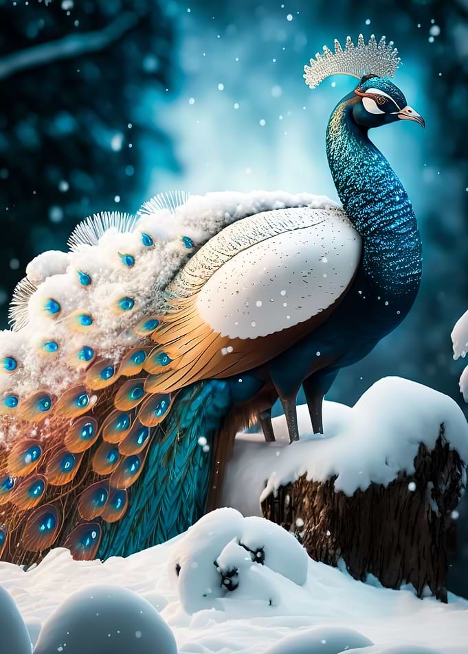 Magnificent peacock