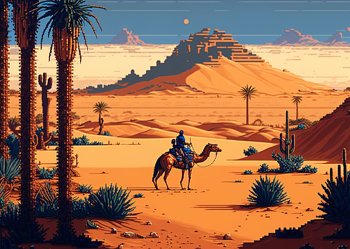 16bit The Sahara Desert