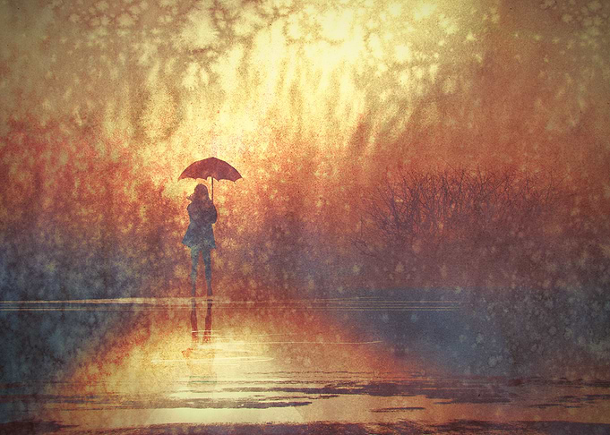 lonely woman
