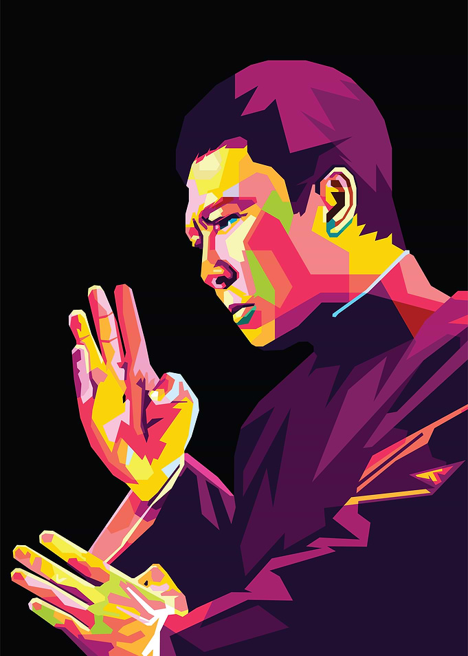 ip man in pop art