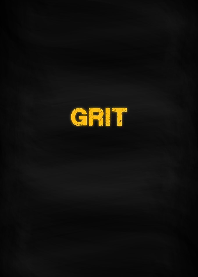 Grit Motivation Word