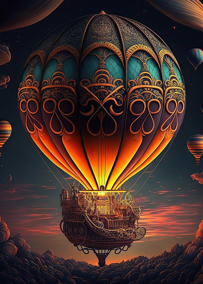 balloon in space