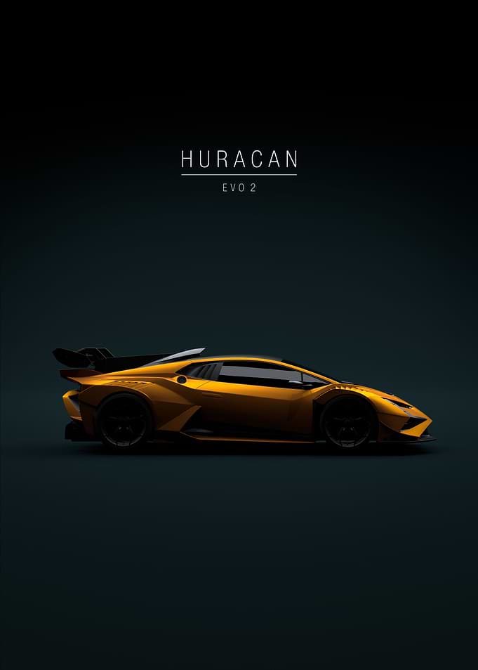 Lambo Huracan EVO 2 Orange