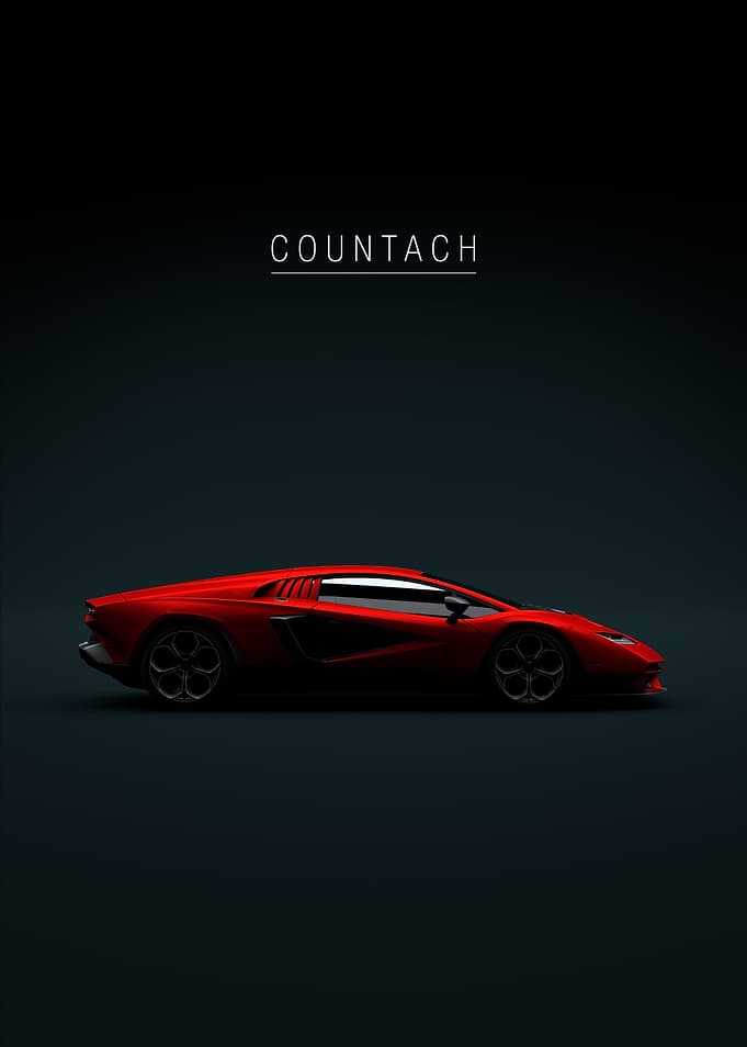 2022 Countach LPI 800 Red