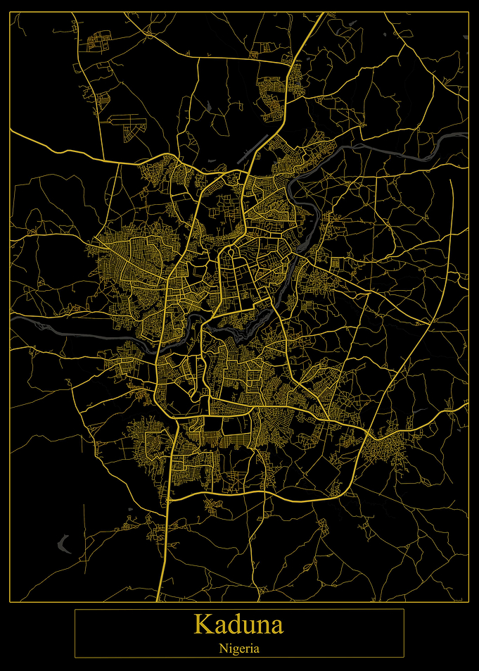 Kaduna Nigeria Gold Map