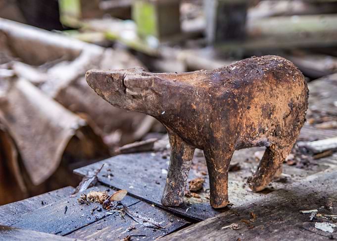 Wooden bull