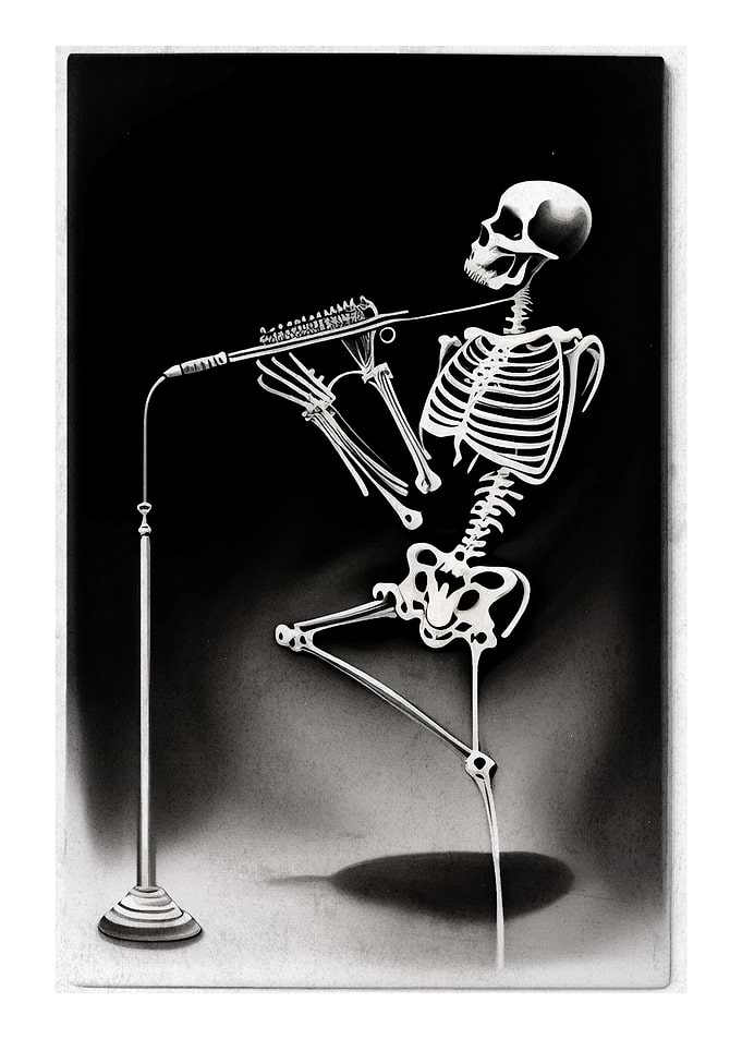 skull singing