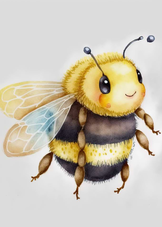 Watercolor Bee