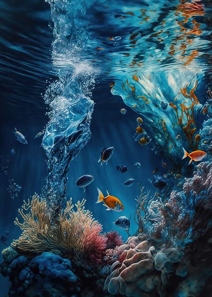 beautiful underwater