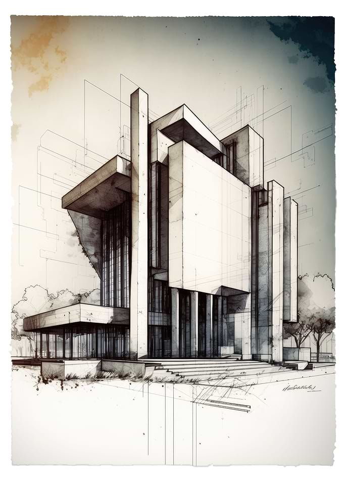 Modern Architecture Art