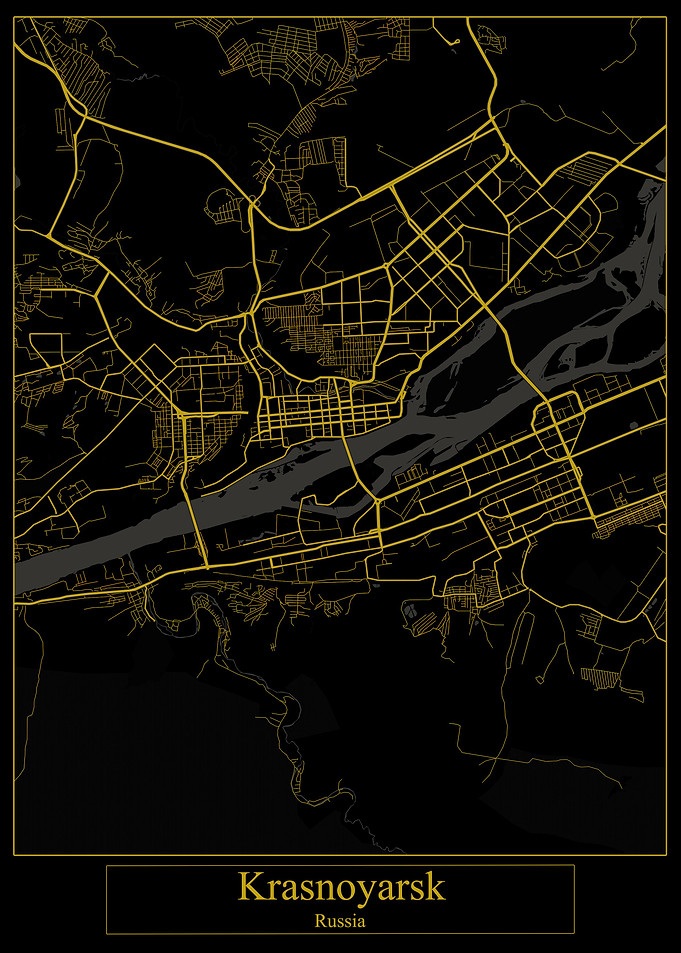 Krasnoyarsk Russia Map