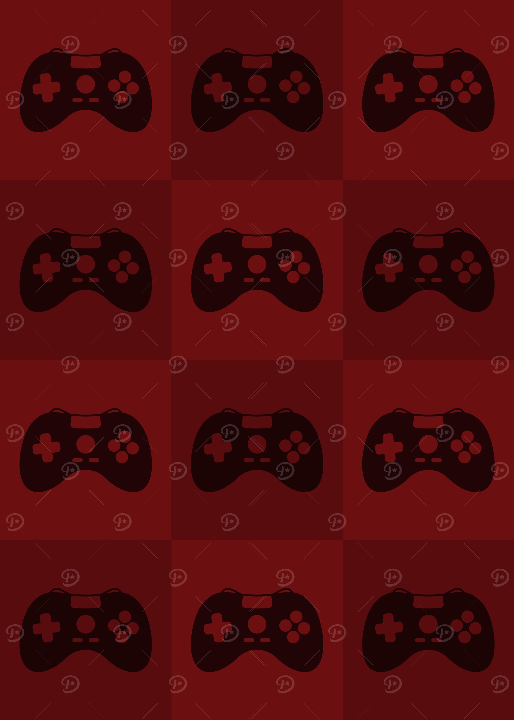 Gamer Controllers Red