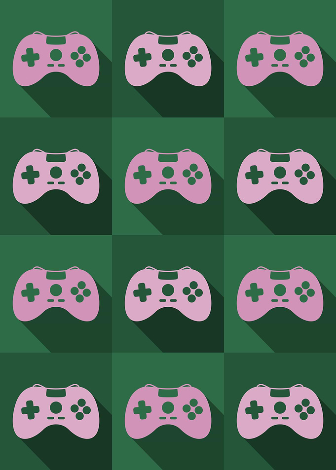 Gamer Controllers Green