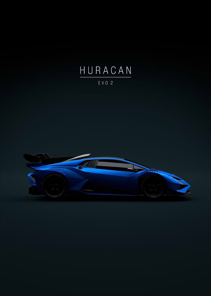 Lambo Huracan EVO 2 Blue