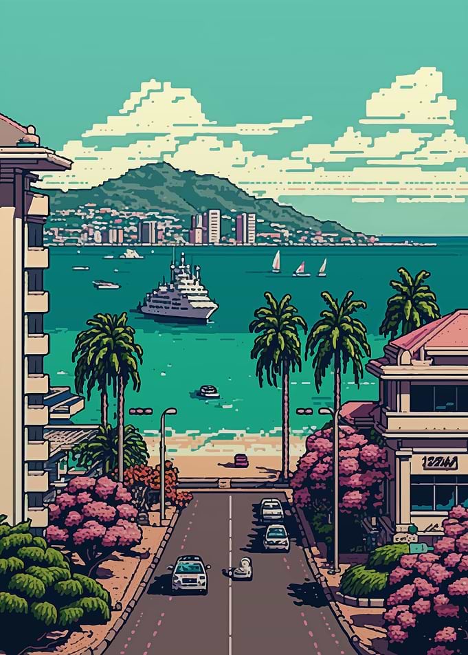 Noumea Pixel Art