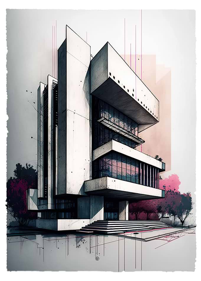 Modern Architecture Art