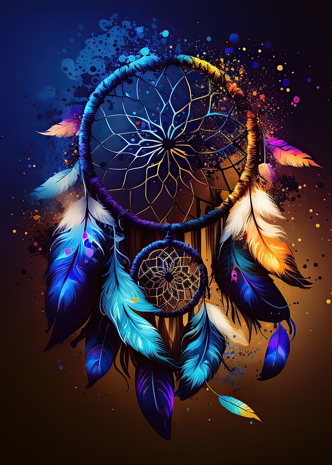 Colouful dreamcatcher