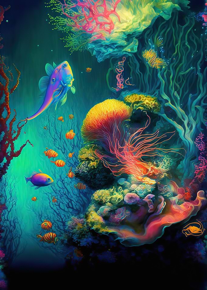 beautiful underwater