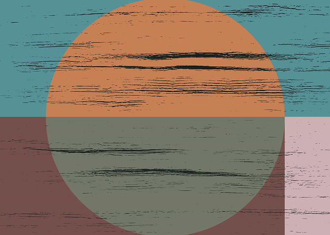 Orange And Green Circle