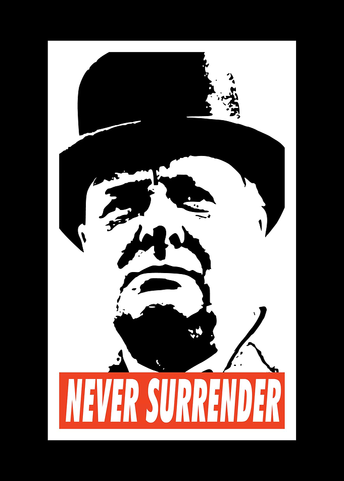 Winston Churchill Never