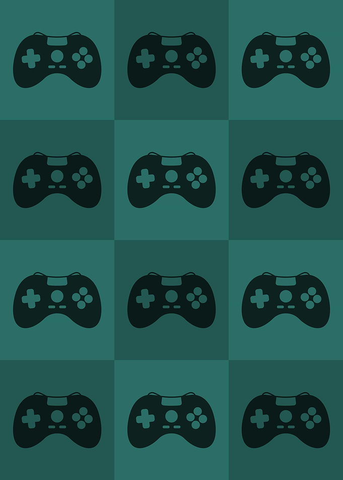 Gamer Controllers Teal