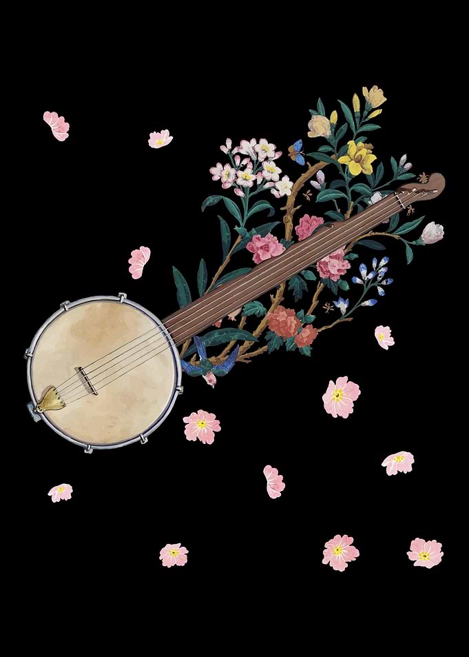Banjo Flowers Country