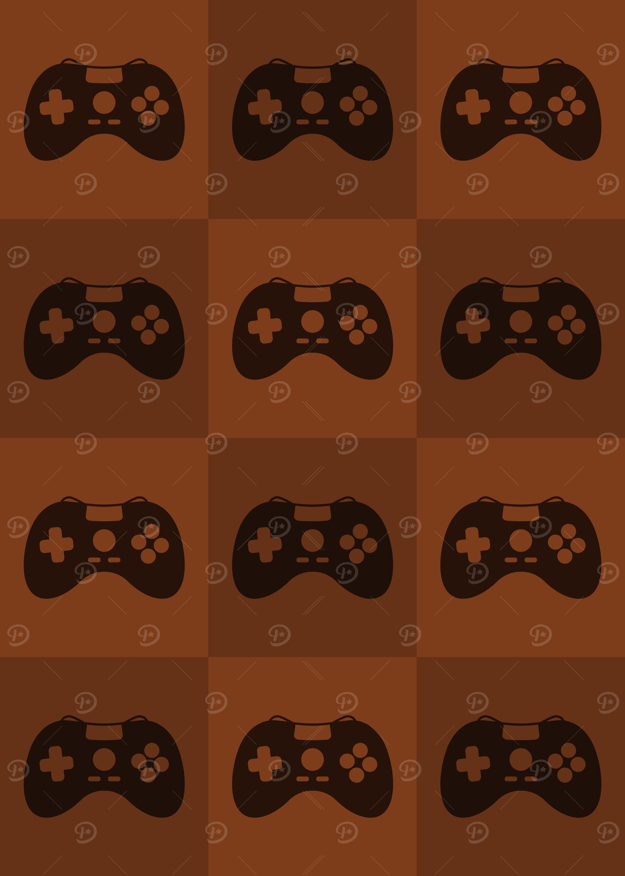 Gamer Controllers Orange