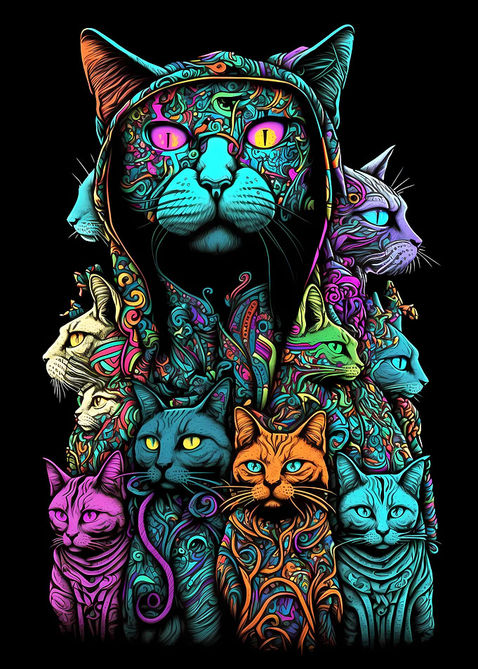 Doodling Cats
