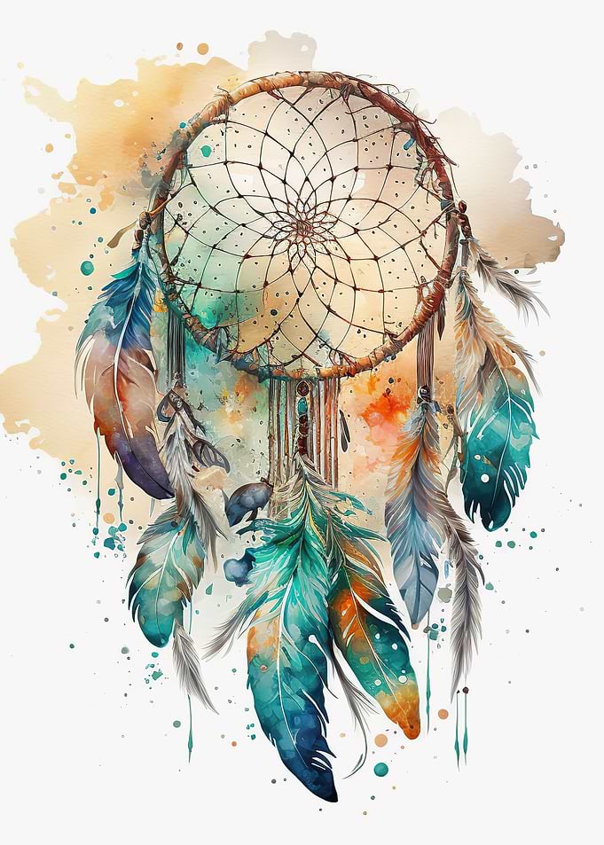 Colorful dreamcatcher
