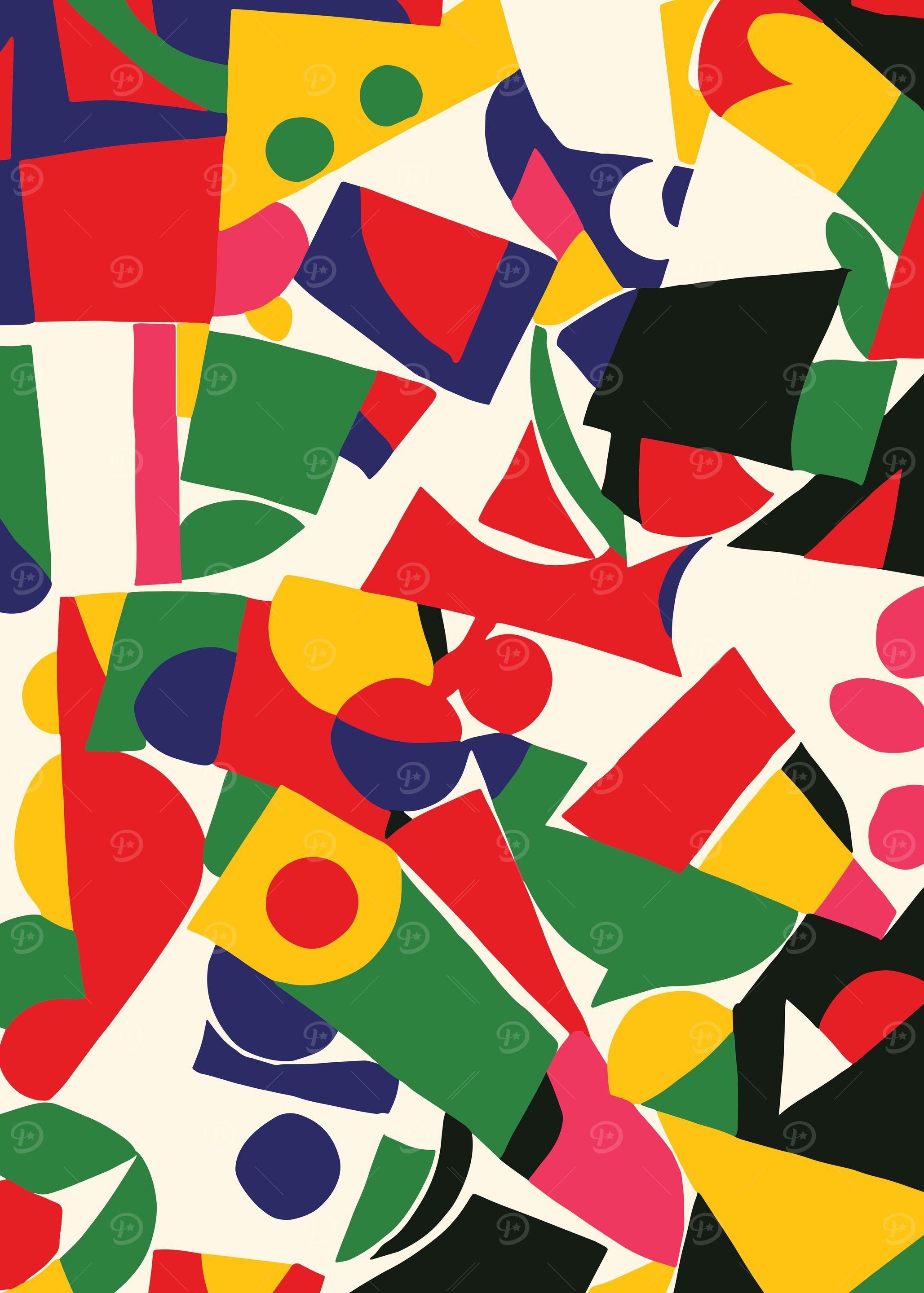 Abstract Paper Cutouts