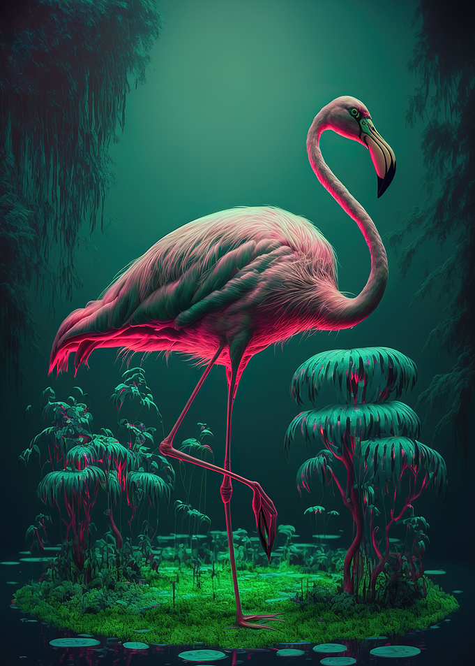 pink flamingo