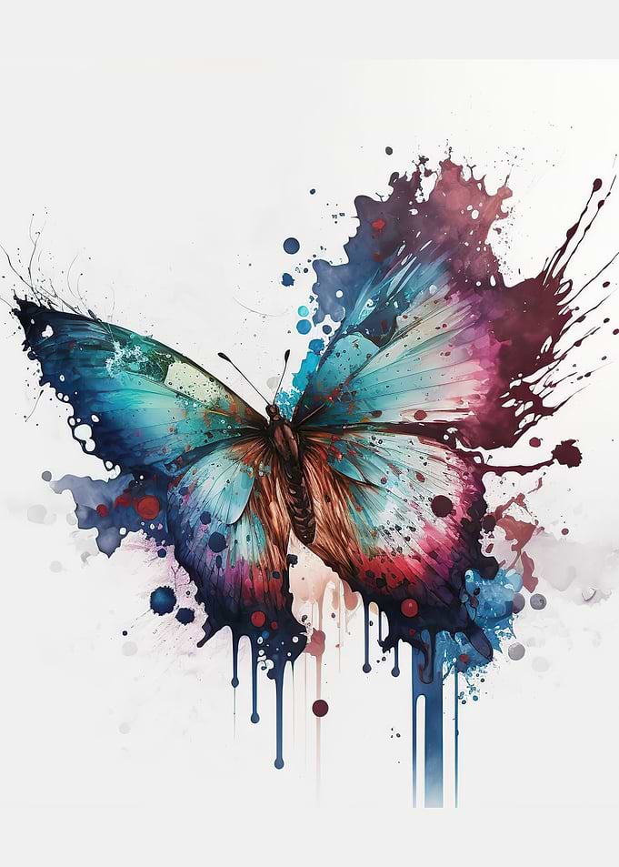 watercolor butterfly