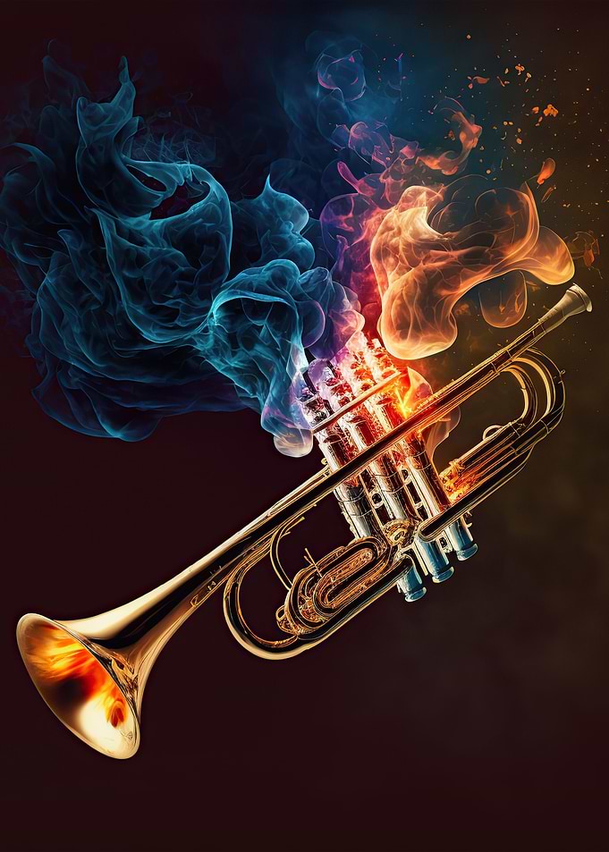Trumpet Colorful