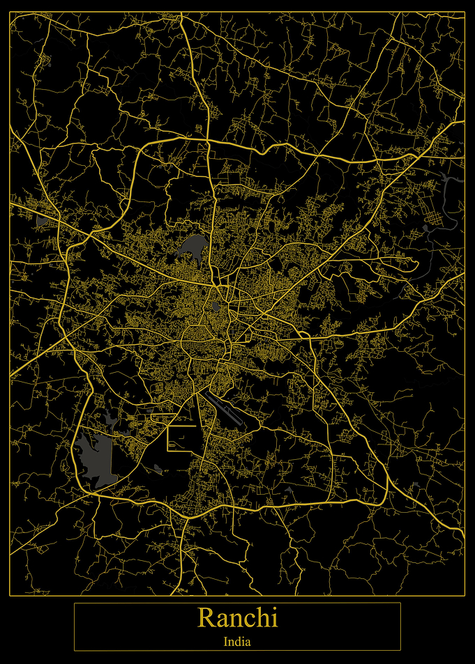 Ranchi India Gold Map