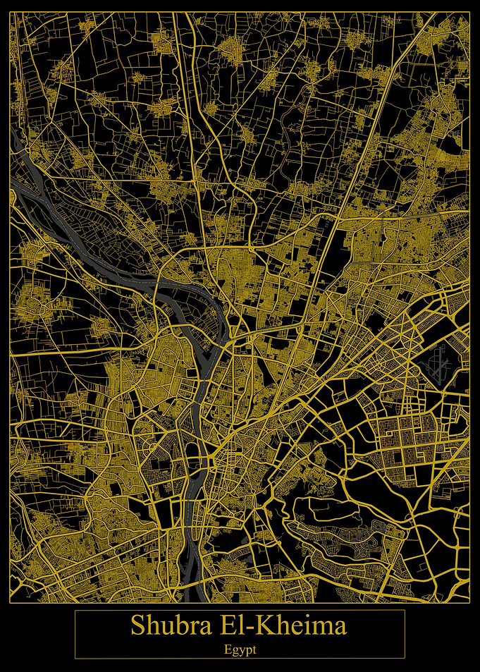 Shubra El Kheima Egypt Map