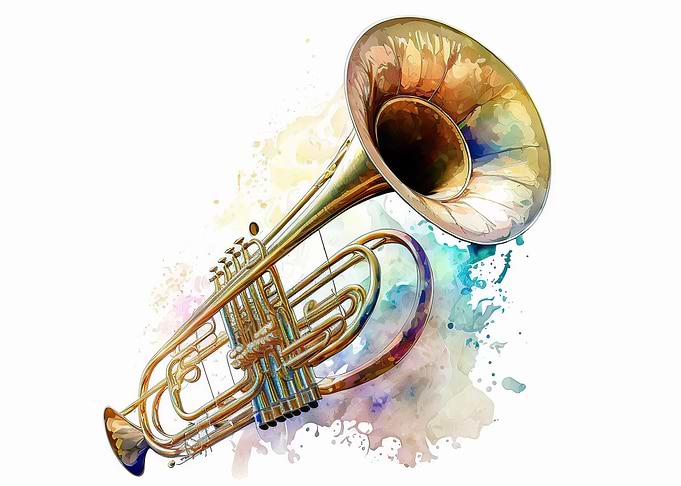 Trumpet Colorful