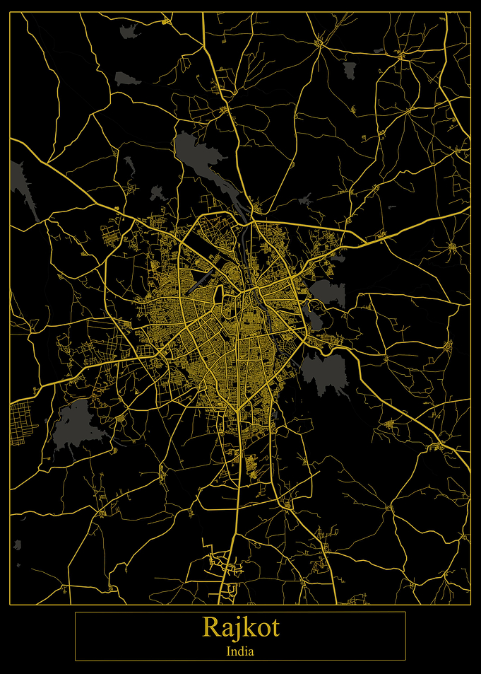 Rajkot India Gold Map