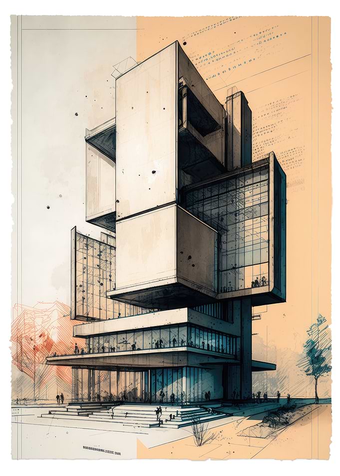 Modern Architecture Art