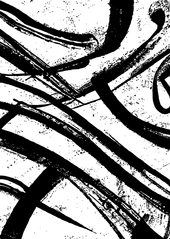 Black and White Abstract