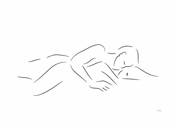 Romantic couple sketch