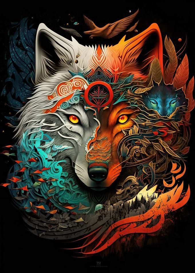 Colorful Canine
