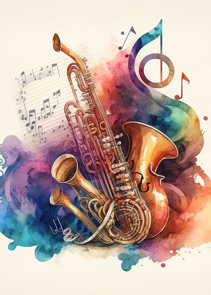 Trumpet Colorful