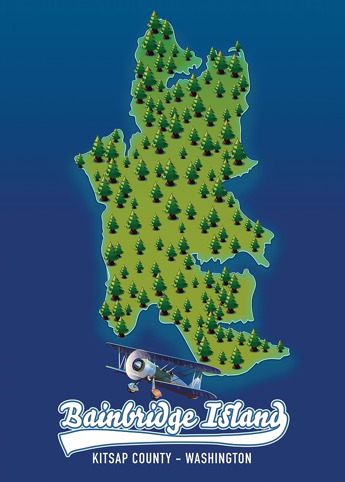 Bainbridge Island map