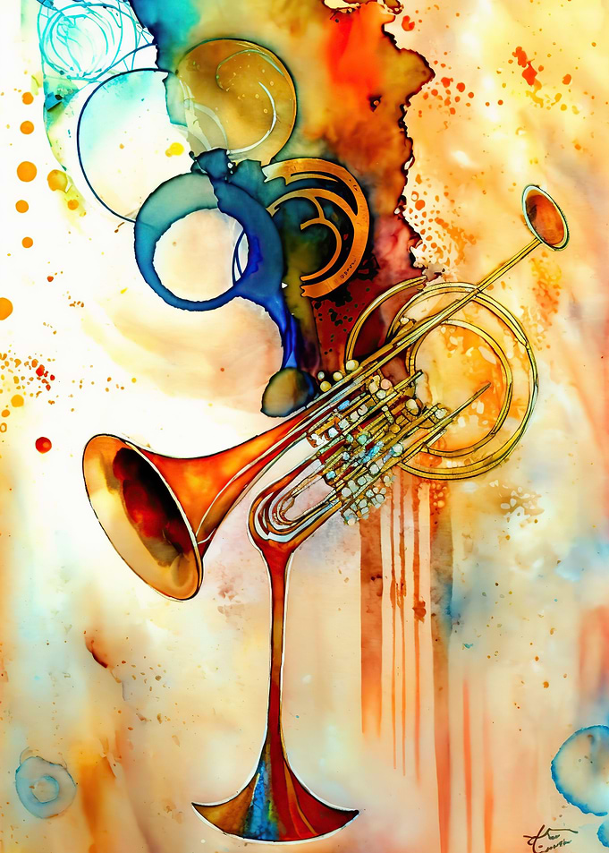 Trumpet Colorful